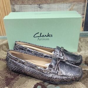 Clarks Artisan Women's Snake Print Loafers